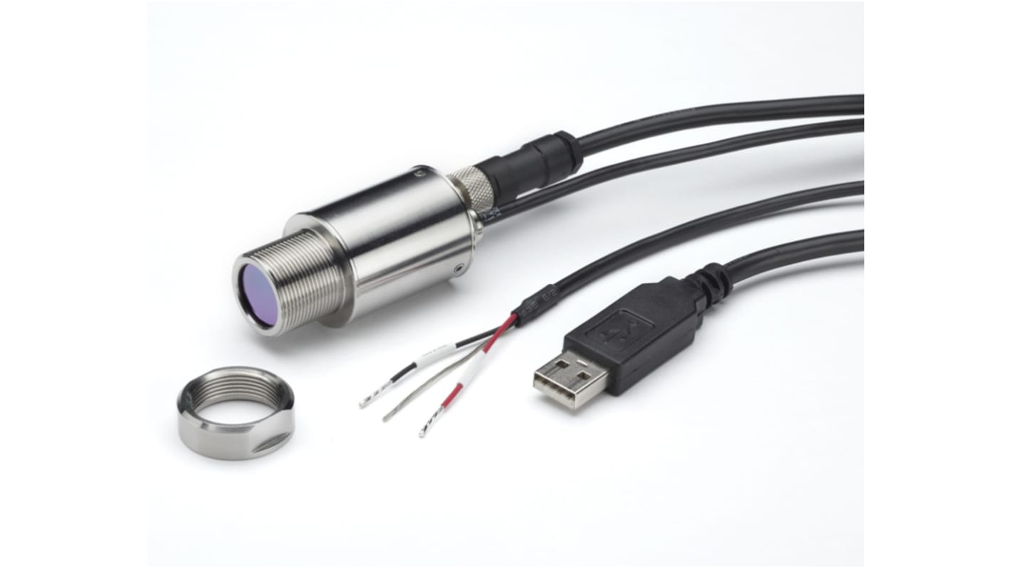 Calex PUA2-151-LT Temperature Sensor USB Infrared Temperature Sensor, 1m Cable, +45°C to +300°C