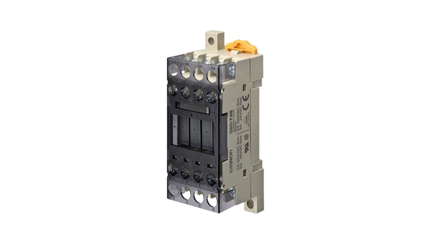 Terminal relay, DIN rail/surface mountin