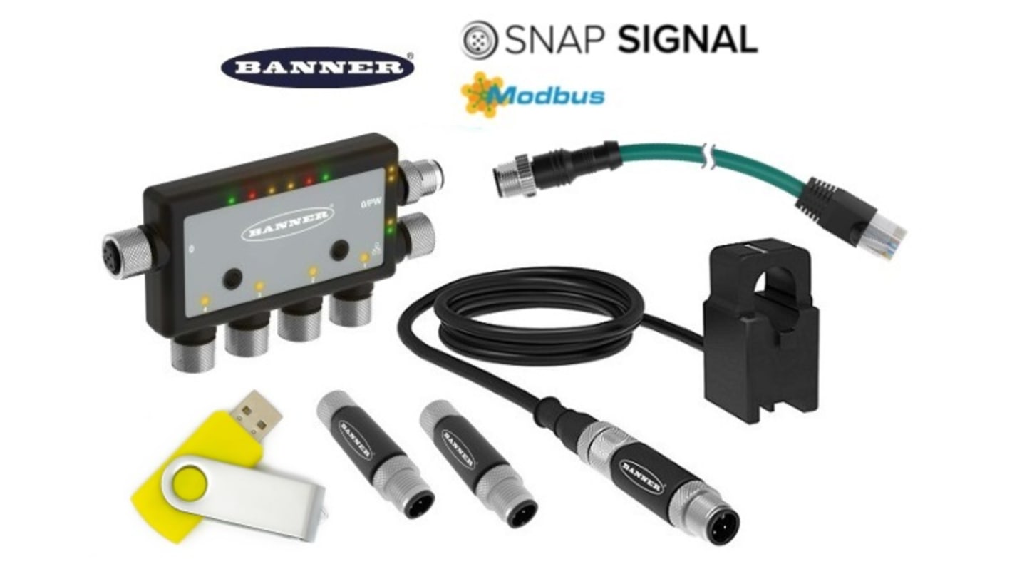 DXMR90X1 Modbus Kit Banner SNAP Signal Series Starter Kit Modbus RS