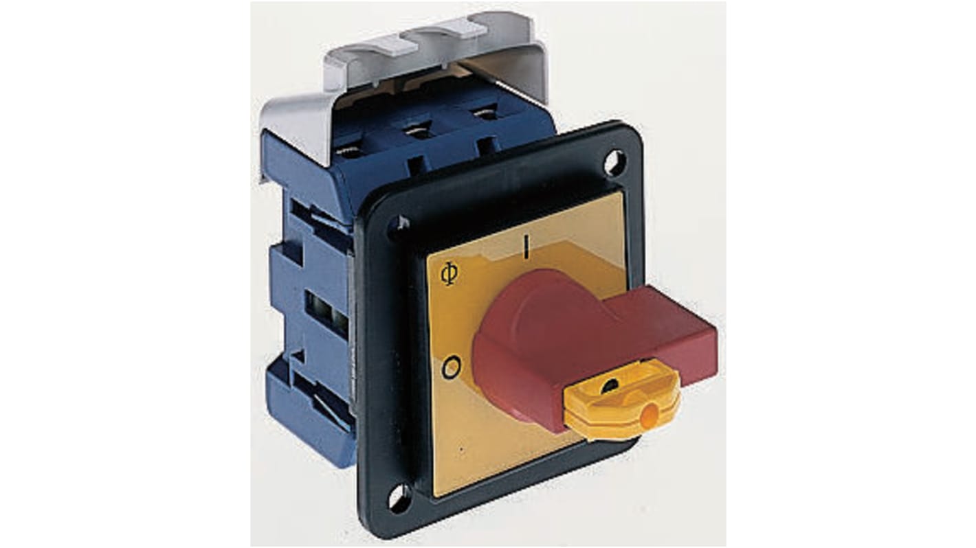 Kraus & Naimer 3P Pole Panel Mount Isolator Switch - 160A Maximum Current, 55kW Power Rating, IP65