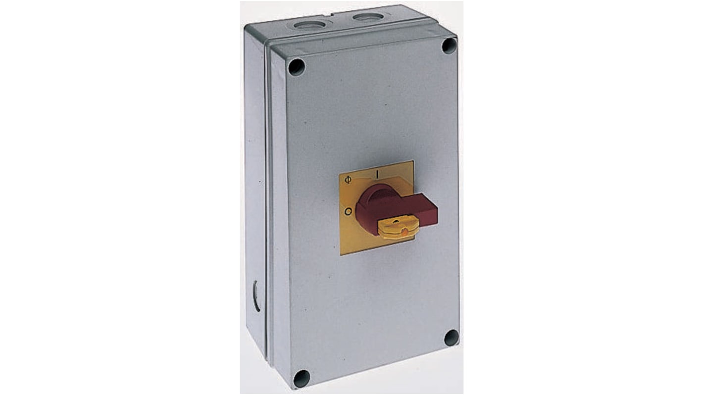 Kraus & Naimer 3P Pole Isolator Switch - 63A Maximum Current, 22kW Power Rating, IP65