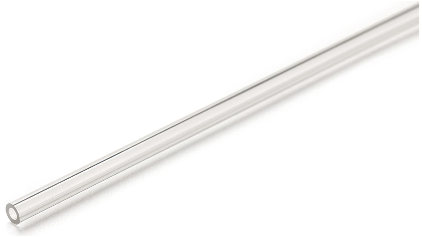 RS PRO Clear Round Acrylic Tube, 1m x 38mm OD x 32mm ID