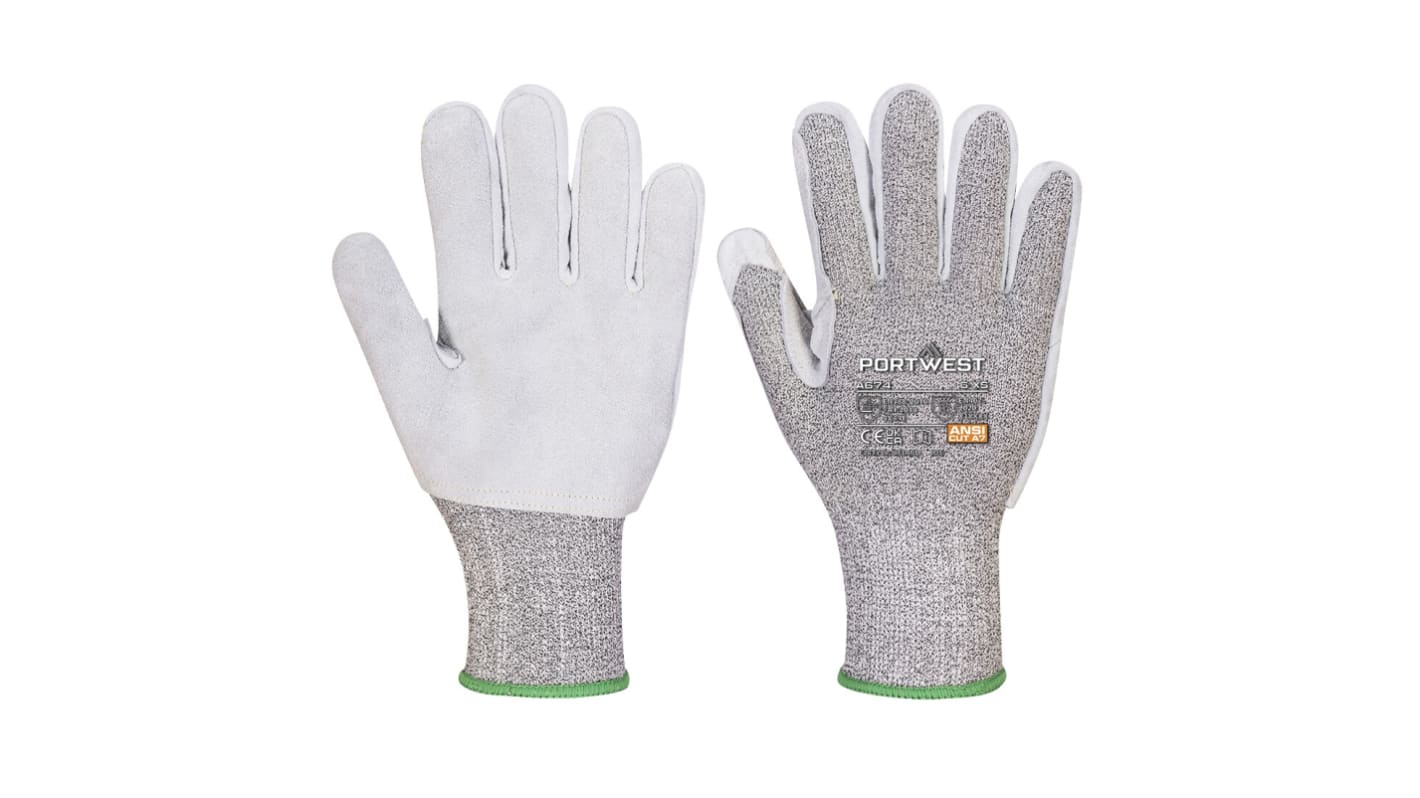 CS AHR13 Leather Cut Glove Grey - 2XL