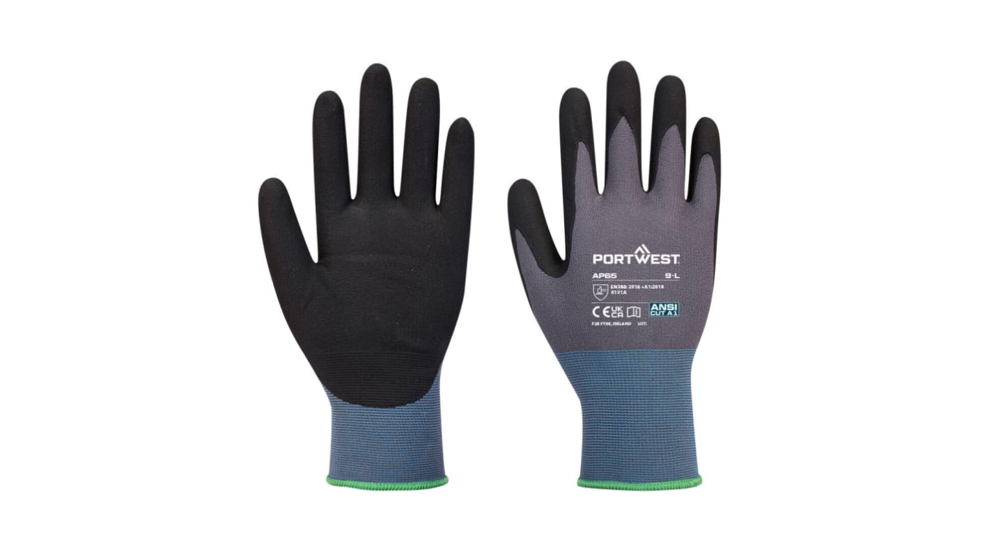 Portwest NPR Pro Nitrile Foam Black/Grey