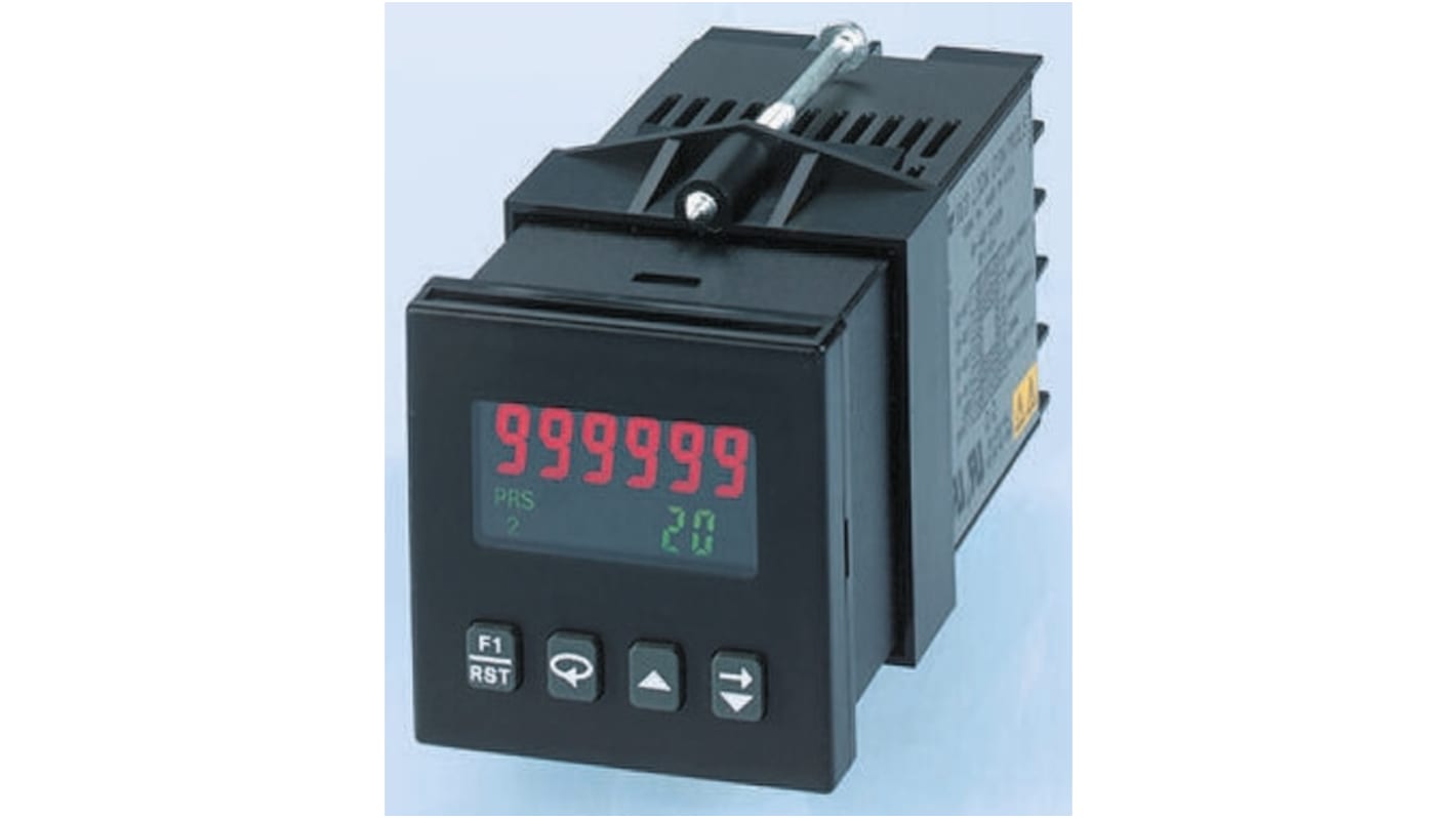 Compteur Red Lion Secondes 85→250 V c.a. LCD 6 digits