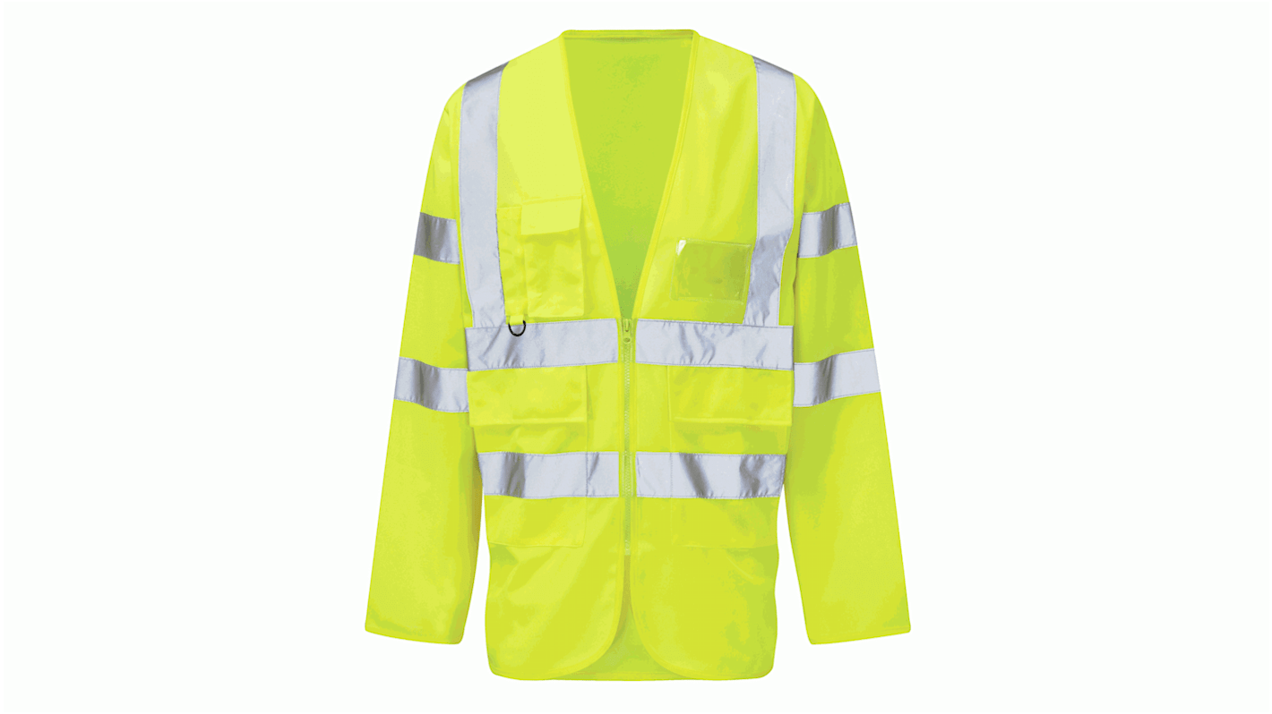 Waistcoat  Hi-Vis Yellow long Sleeve Pem