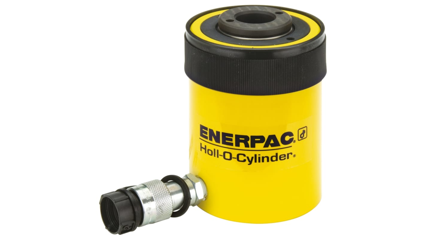 Enerpac Single, Portable Hollow Plunger Hydraulic Cylinders, RCH123, 12t, 76mm stroke