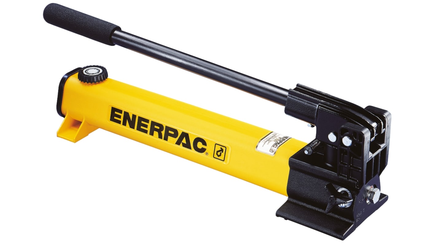 Enerpac Einfach Hydraulik-Handpumpe, 901cm³, Hub 25.4mm / 2.47cm³, 38.6kg, 700 bar max., 533 x 120 x 177mm, 4.1kg