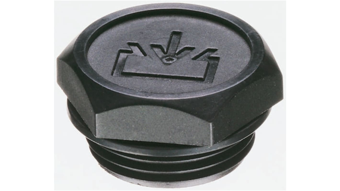 Elesa-Clayton, Glass Fibre Reinforced Plastic (GRP) Hydraulic Blanking Plug, Thread Size 1/2 in