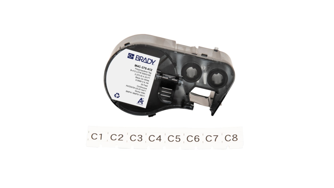 Brady B-412 Label Printer Labels