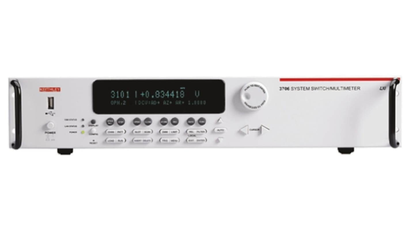 Système d'acquisition de données Keithley 3 706 A, Etalonné RS