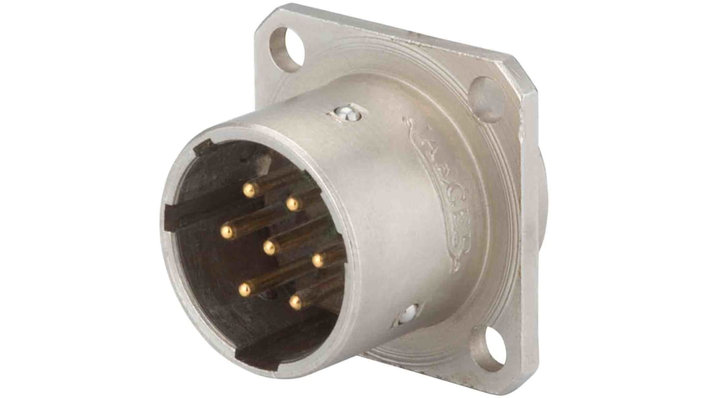 Jaeger, 5332 7 Way MIL Spec Circular Connector Receptacle