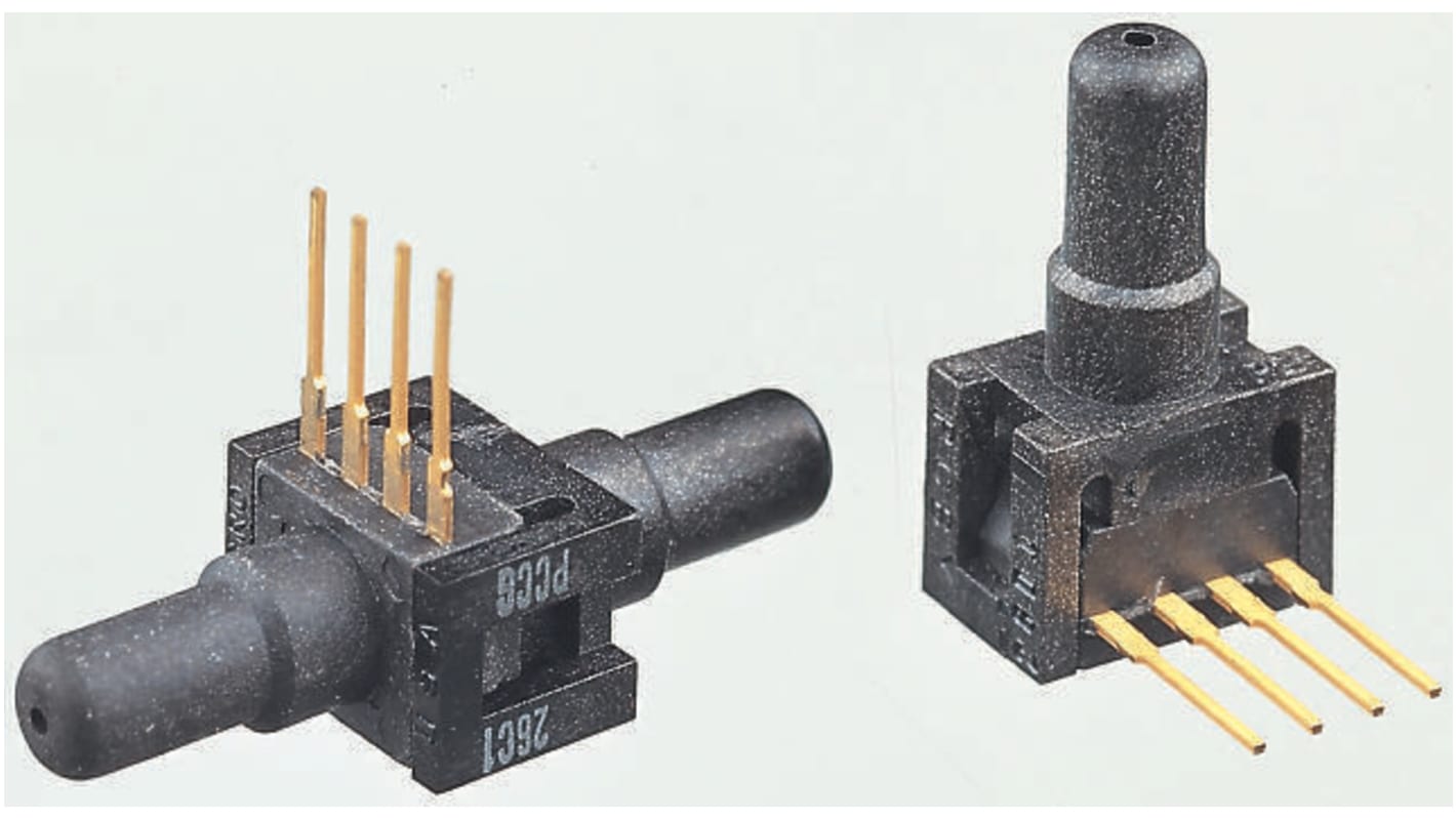 Honeywell Pressure Sensor, 0psi Min, 5psi Max, Wheatstone Bridge Output, Relative Reading