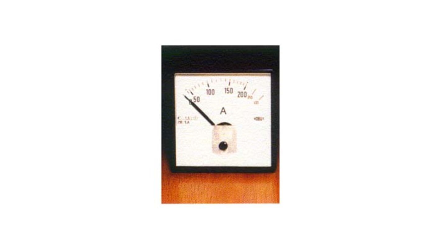 HOBUT Analogue Panel Ammeter 0/150/300A For 150/5A CT AC, 72mm x 72mm Moving Iron