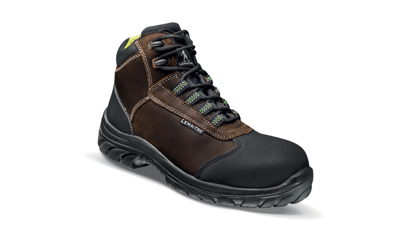 LEMAITRE SECURITE DARWIN S3 Unisex Brown Polycarbonate  Toe Capped Safety Shoes, UK 2, EU 35