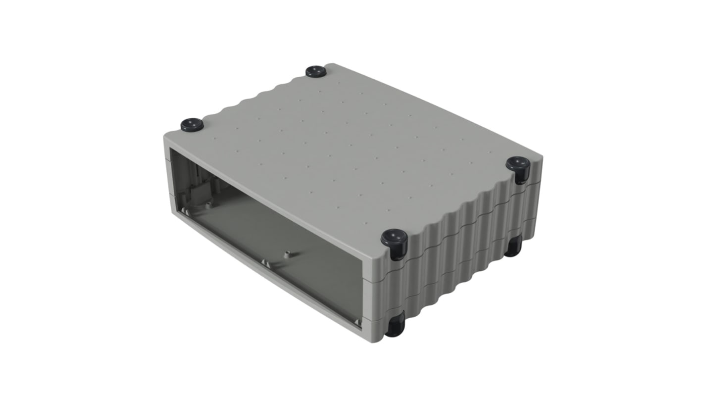 Caja de consola Rose, serie Wavetronic, de Aluminio de color Plateado, 268 x 324 x 101mm, IP40