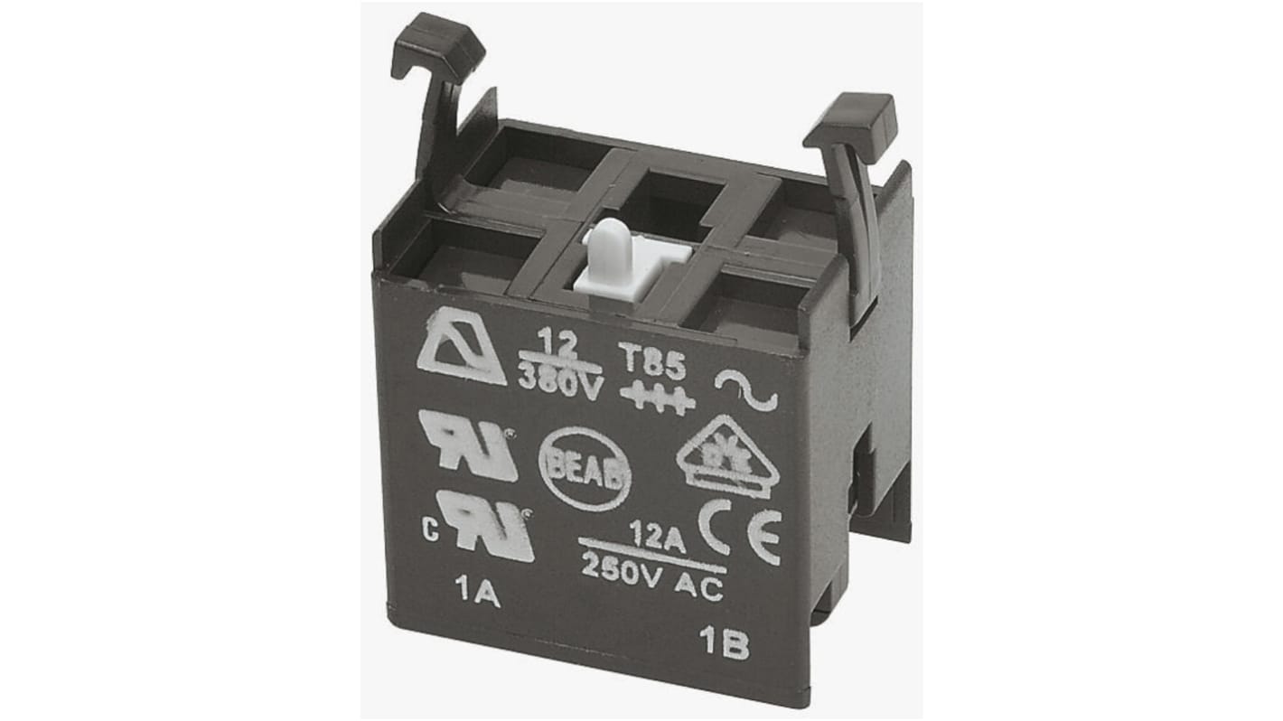 APEM A02 Series Contact Block for Use with A02 Series, 2NC