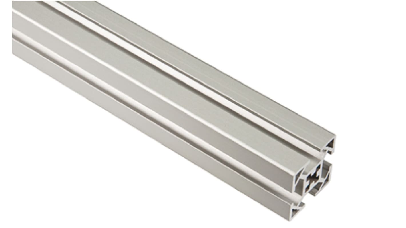 FlexLink Silver Aluminium Profile Strut, 30 x 30 mm, 7.2mm Groove, 2000mm Length, Series XF