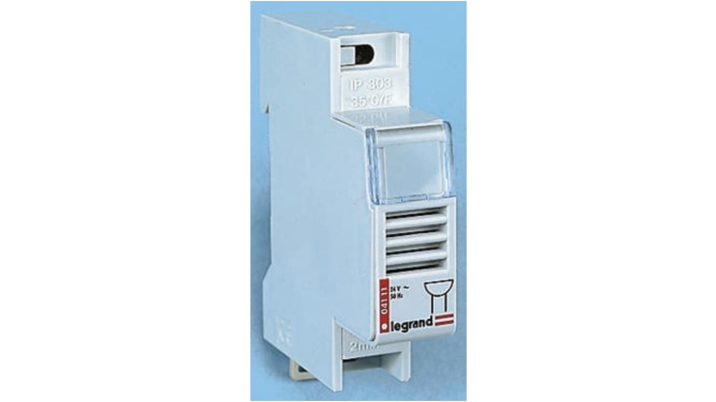 0 041 11 Legrand DIN Rail Mount Buzzer, 24 V ac, 75dB at 1 m, AC