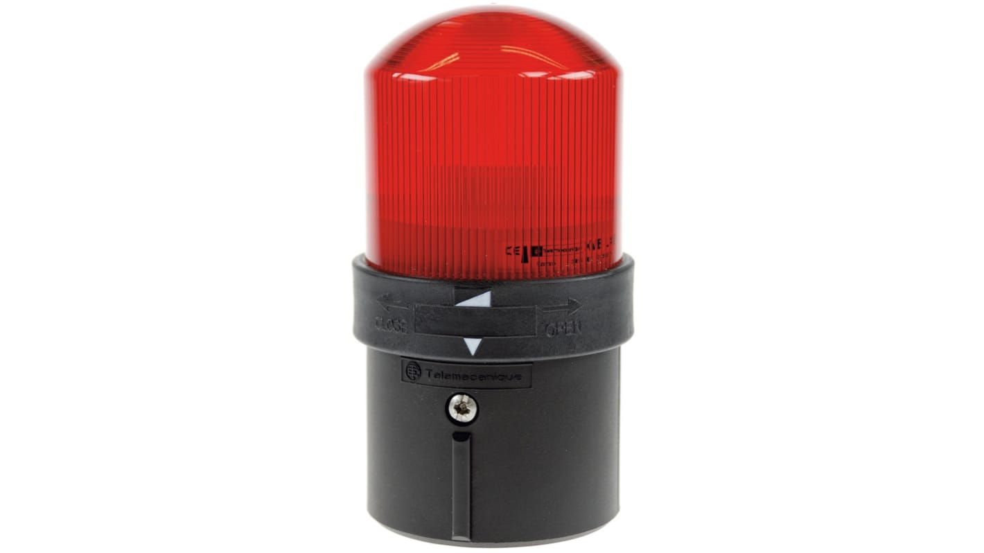 Schneider Electric Harmony XVB Series Red Flashing Beacon, 24 V ac, 24 → 48 V dc, Panel Mount, Incandescent