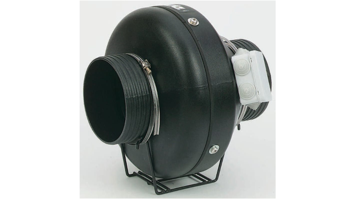 VentAxia ACP20012B ACM In Line Duct Fan, 295m³/h, 47dB(A), Duct Size