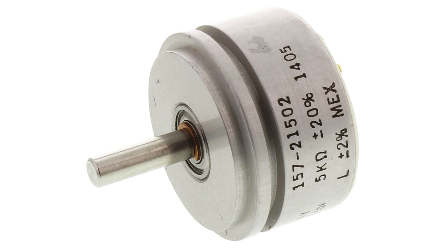 Vishay 5kΩ Rotary Potentiometer 1-Gang Servo Mount, 157S502MX