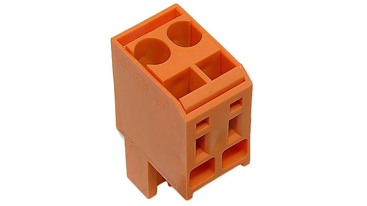 Weidmüller BL Series PCB Terminal Block, 5.08mm Pitch, Cable Mount, Crimp Termination