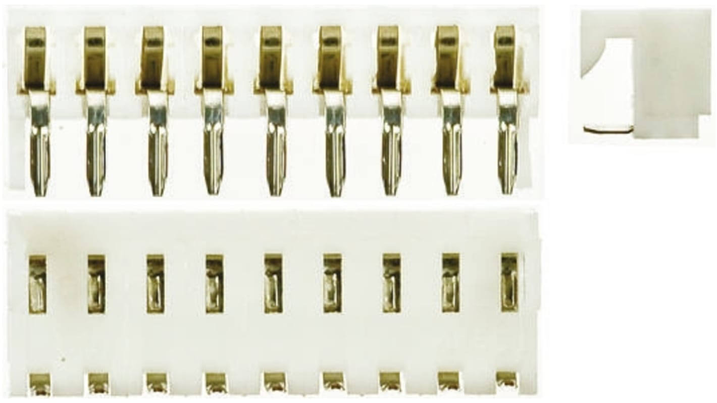 Molex KK 254 Series Right Angle Through Hole Mount PCB Socket, 9-Contact, 1-Row, 2.54mm Pitch, Solder Termination