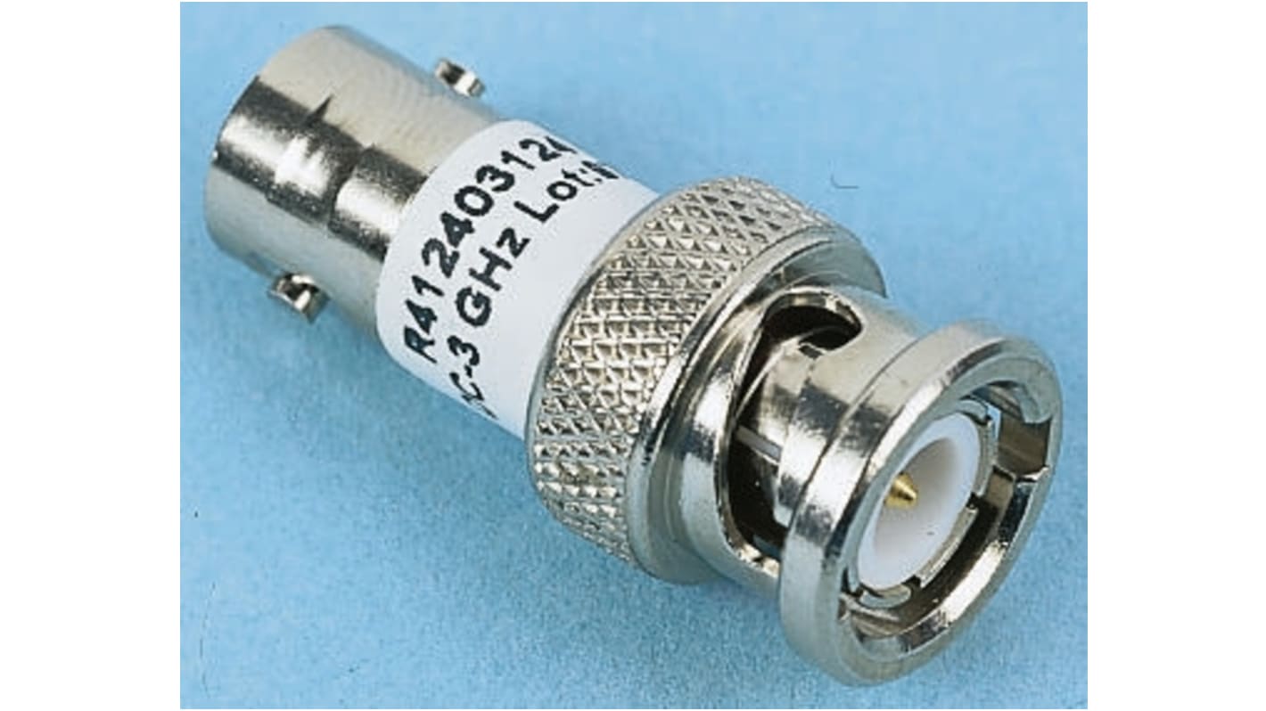 Radiall HF Dämpfungsglied, BNC Stecker - BNC Buchse, 10dB, 50Ω, 3GHz, Abgewinkelt