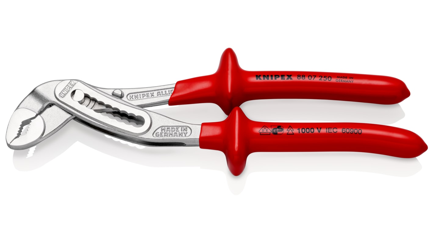 Knipex ウォーターポンププライヤー 88 07 250 250 mm ウォータポンププライヤ