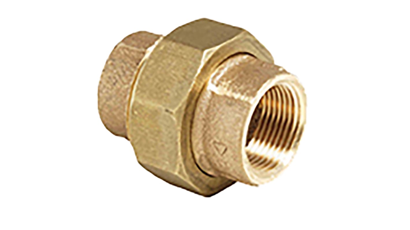 Conex-Banninger Threaded Fitting, Straight Union, Female BSPP 3/4in to Female BSPP 3/4in