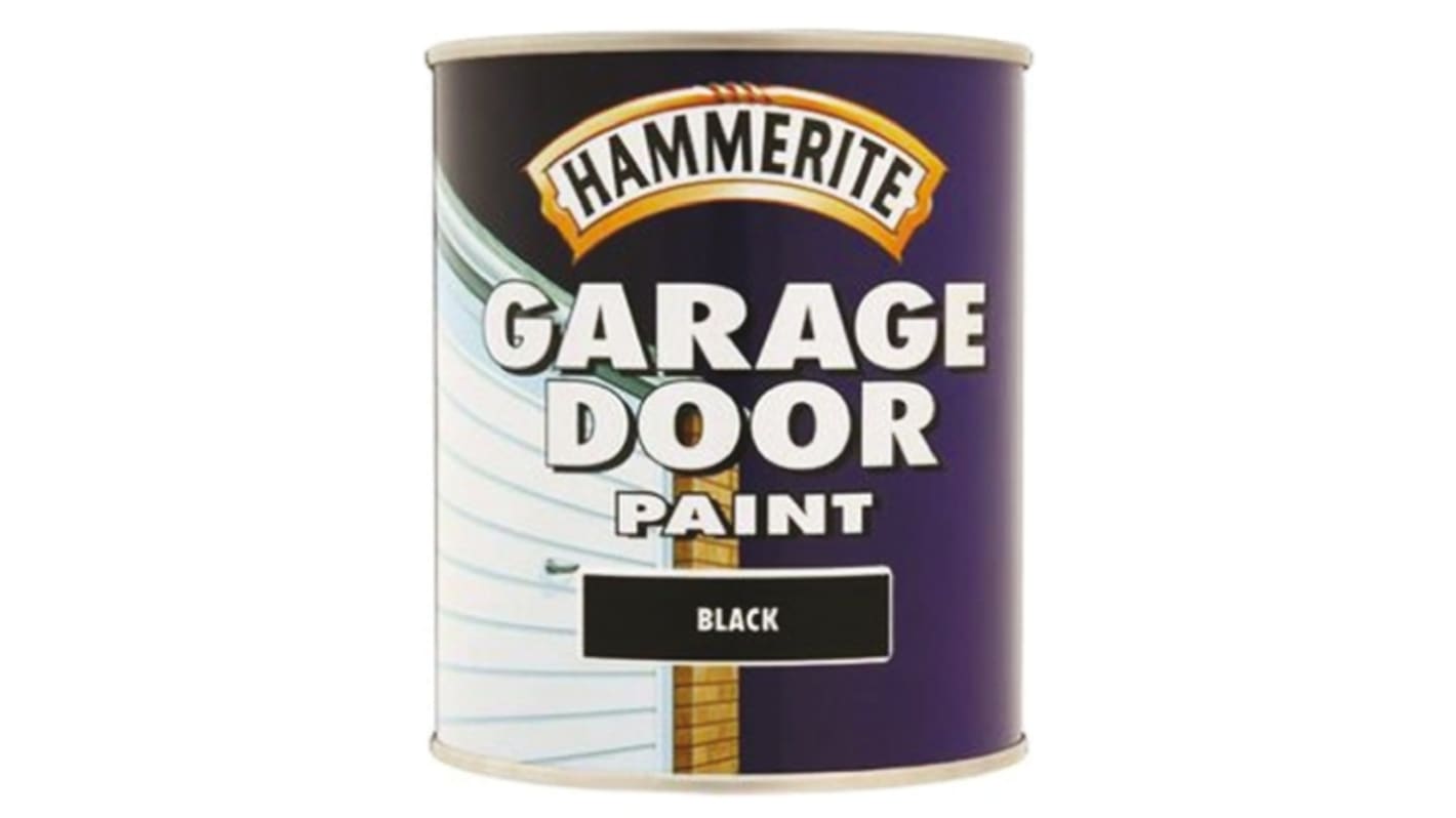 5092853 Hammerite Garage Door Enamel Paint in Gloss Black 750ml RS