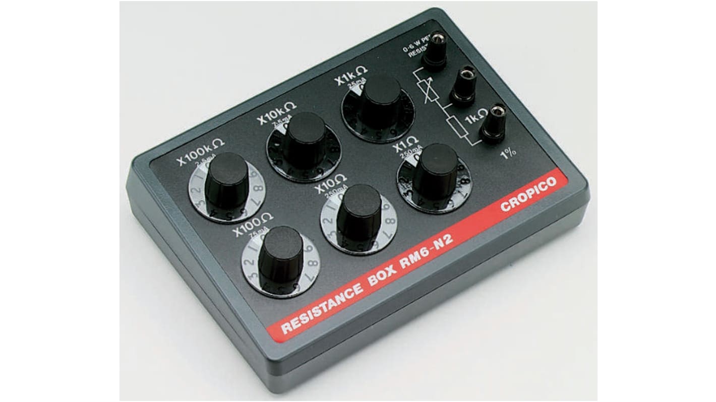 RM6N3 Cropico Resistance Decade Box, Resistance Resolution 100Ω