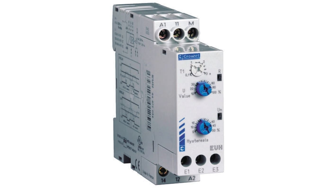 Crouzet Voltage Monitoring Relay, SPDT