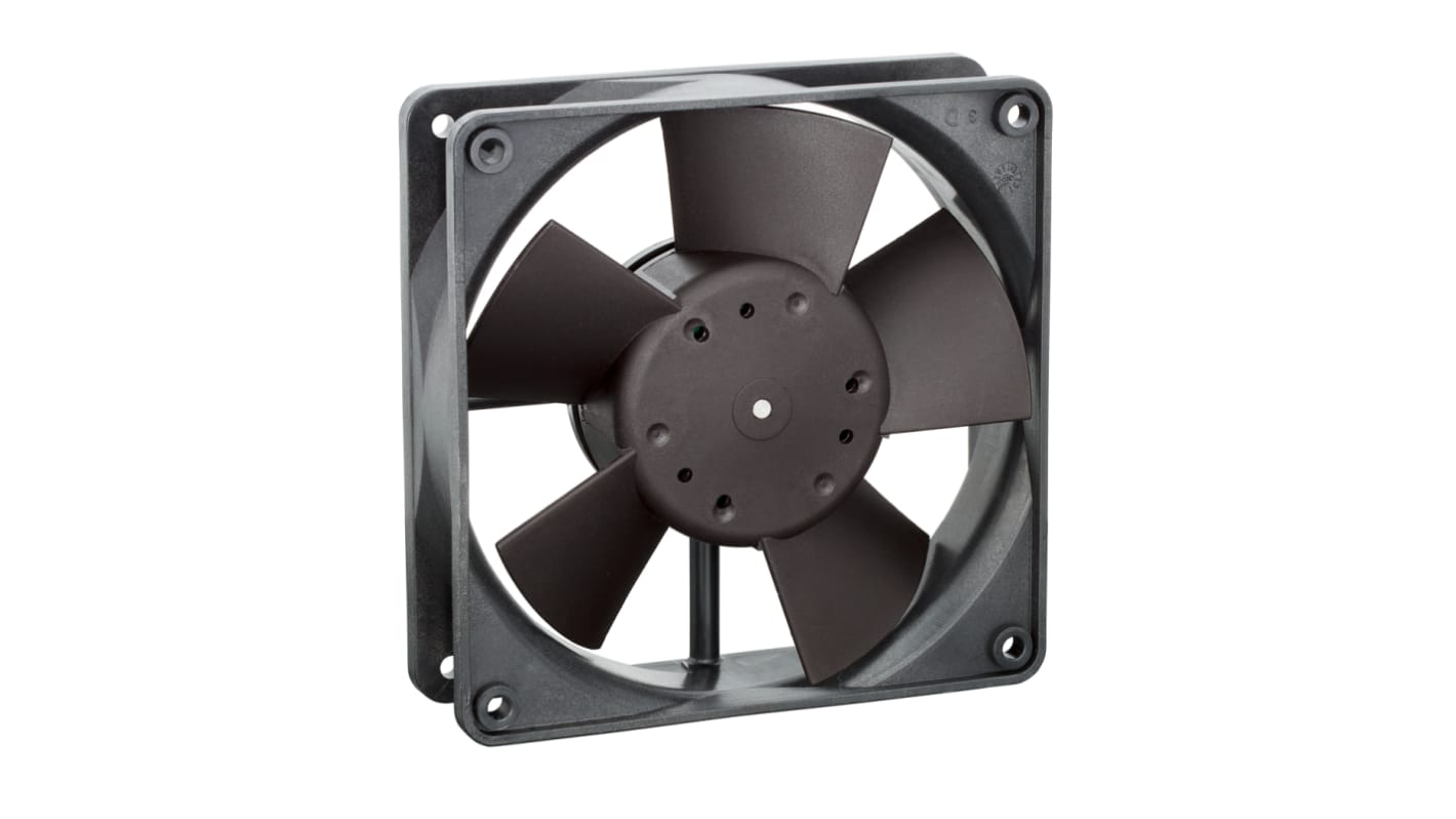 Ventilador Axial ebm-papst 4300 de 119 x 119 x 32mm, 12 V dc, 5W, 2800rpm, caudal 170m³/h, 45dB