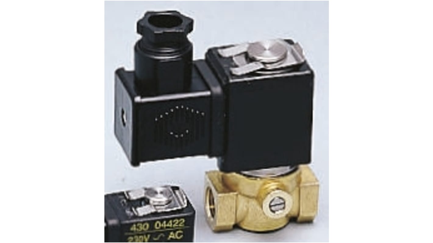 EMERSON – ASCO Solenoid Valve SCG256A404VMS 24DC, 2 port(s) , NC, 24 V dc, 1/4in