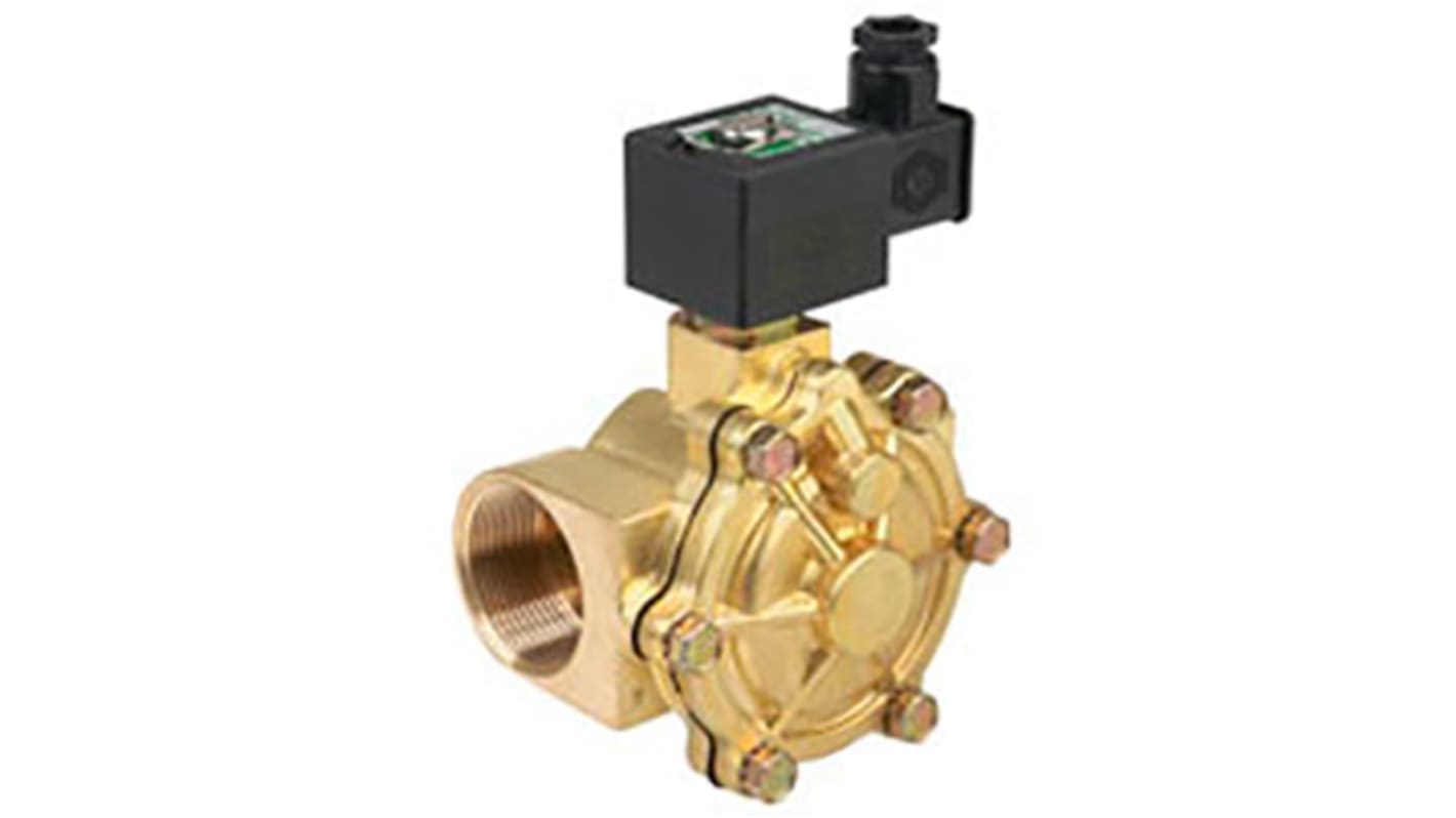 EMERSON ASCO Solenoid Valve SCE210D022230 VCA, 2 port(s) , NC, 230 V