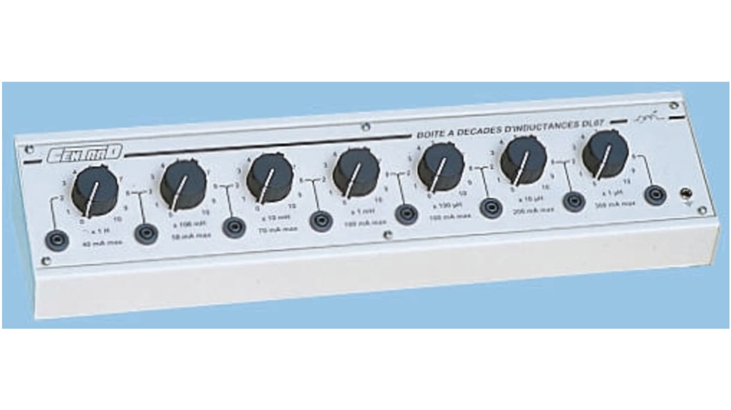 Boîte à décades de Inductance ELC, Etalonné RS