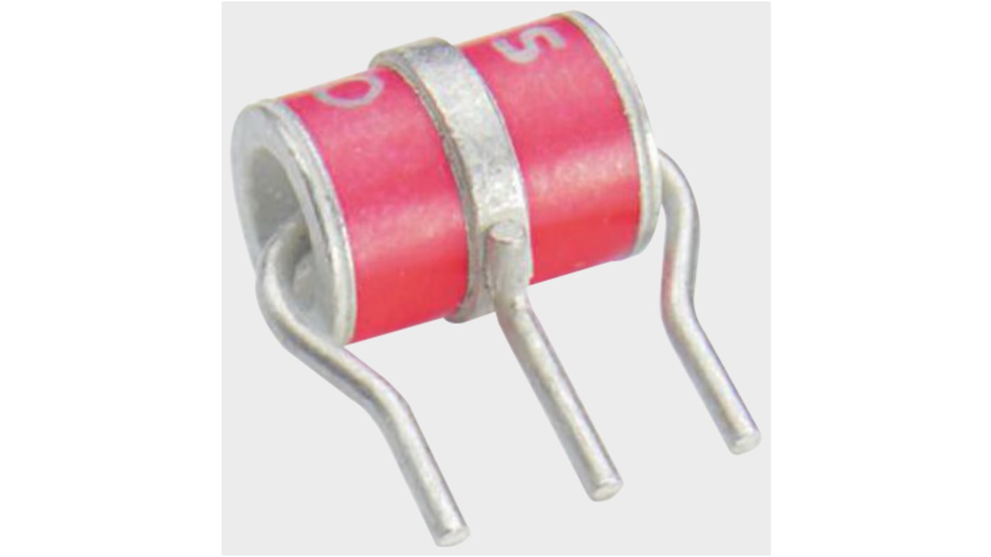 EPCOS, EHV 90V 15kA, Through Hole 3 Electrode Arrester Gas Discharge Tube