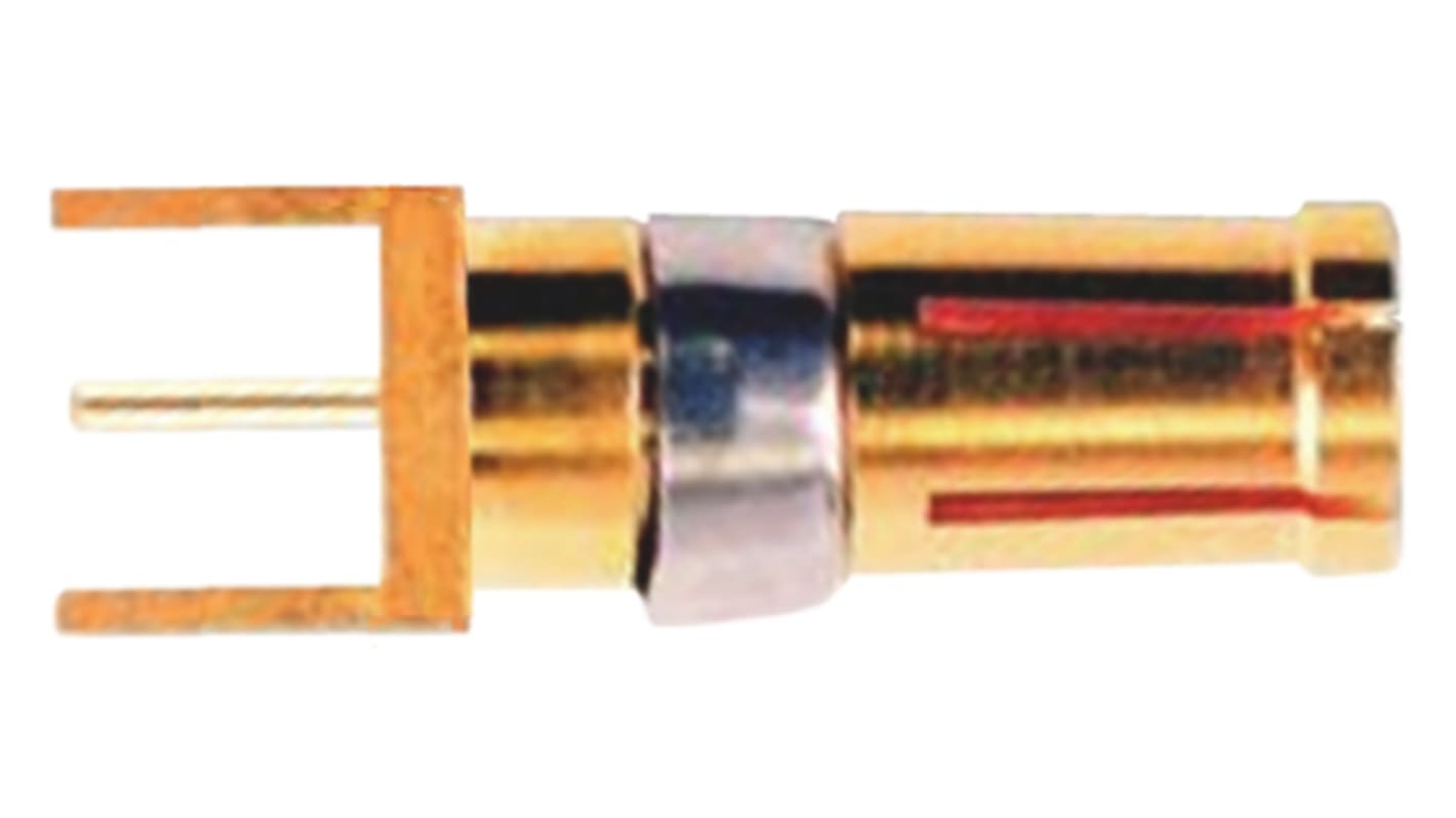 FCT from Molex, 173112 Series, Female Solder D-Sub Connector Coaxial Contact, Gold over Nickel Coaxial