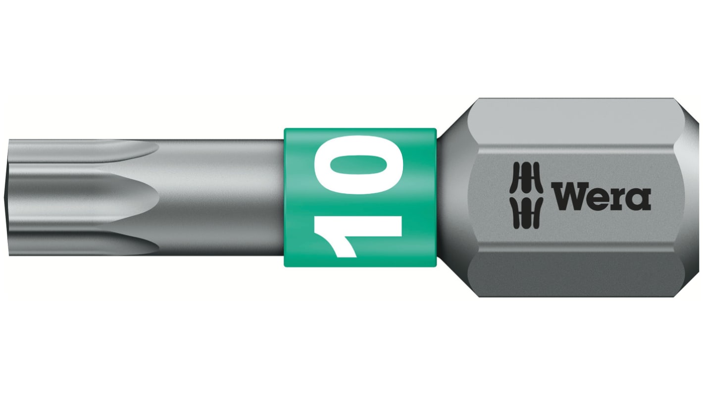 Wera Torx Screwdriver Bit, T10 Tip