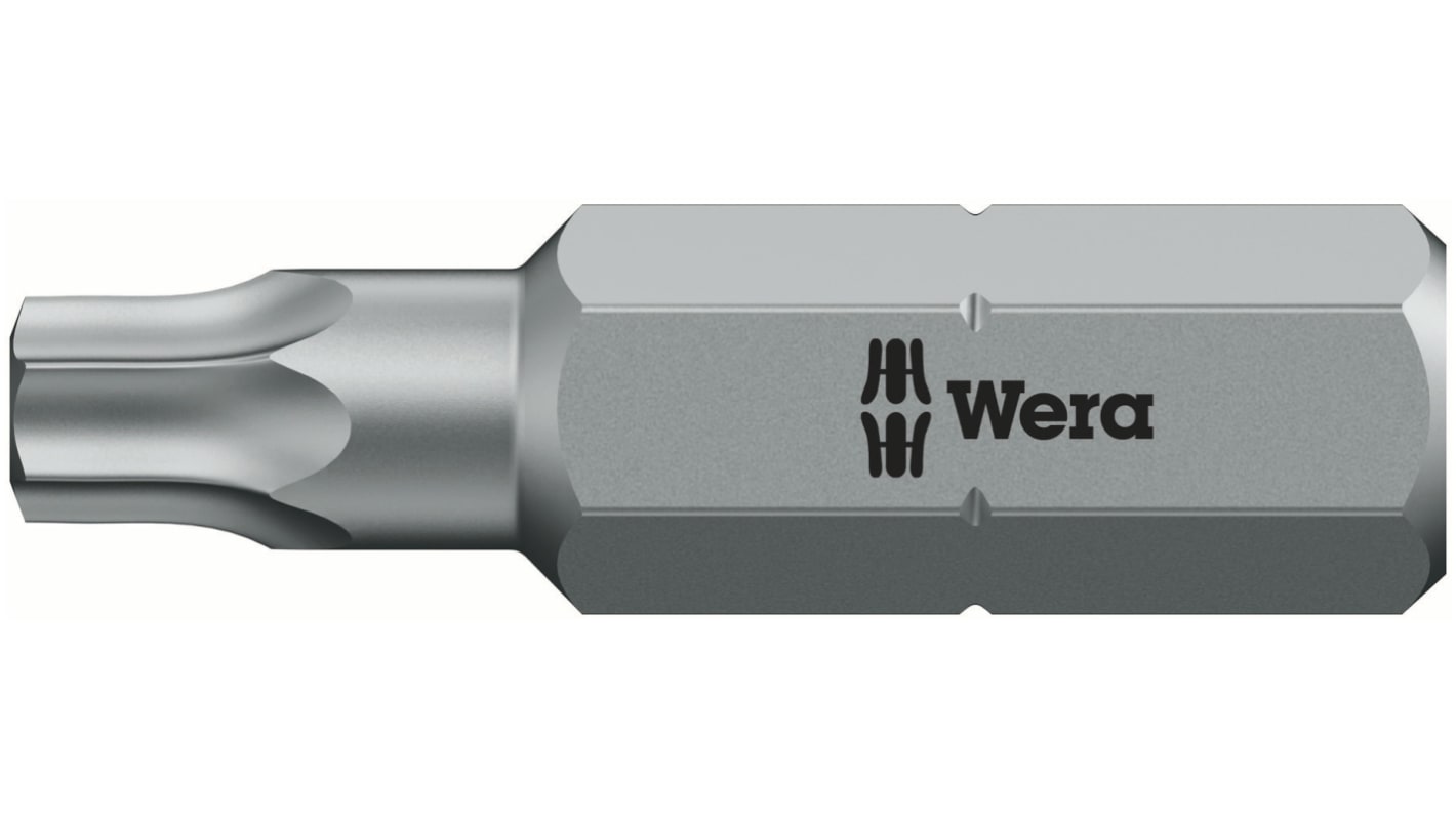 Wera Tamperproof Torx Screwdriver Bit, T27 Tip