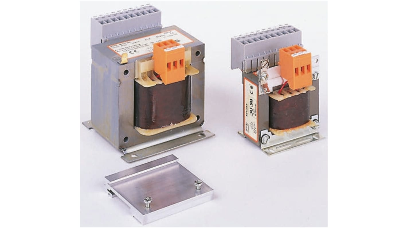 Block DIN-Schienen-Trafo, 500VA, Primär 230V ac, 400V ac / Sekundär ±110V ac, ±120V ac, ±55V ac, ±60V ac Chassis 2