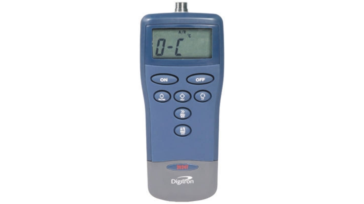 Digitron 2024T Wired Digital Thermometer, PT100 Probe, 1 Input(s), +800 ...