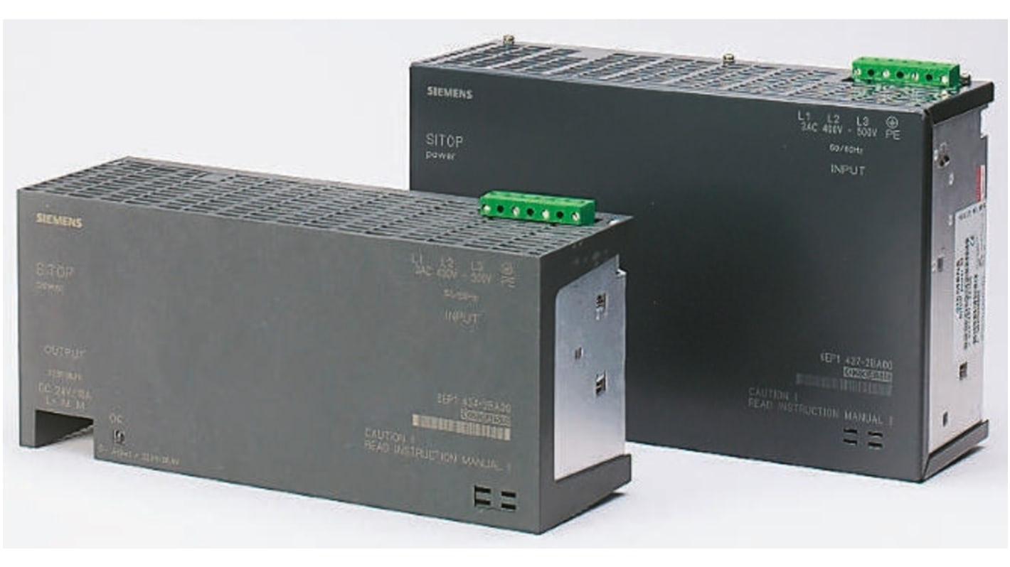 Siemens Switch Mode DIN Rail Panel Mount Power Supply, 10A Output, 240W