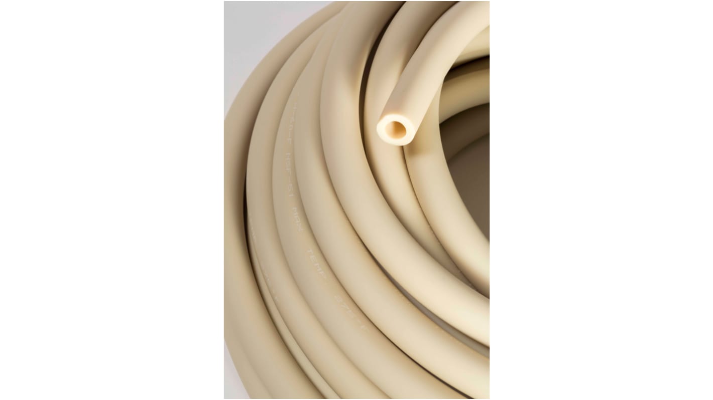 Tubo flexible Saint Gobain de TPE Beige, long. 15m, Ø int. 3.2mm, para Sustancias químicas