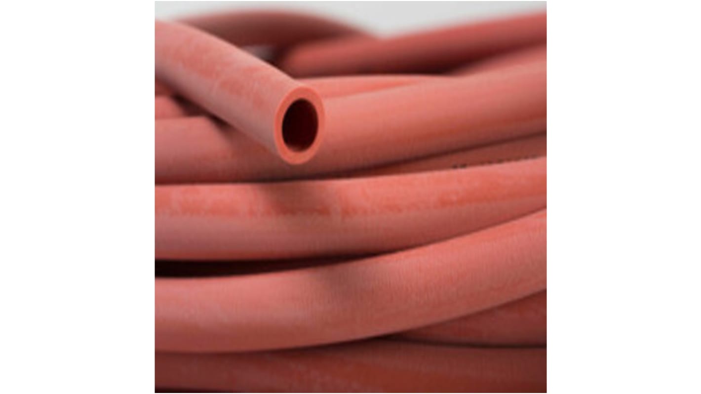 Saint-Gobain Versilon™ GSR Schlauch, Ø 8mm 12mm Rot Naturkautschuk Übertragung, Vakuum 0,5 bar für Labor x 25m