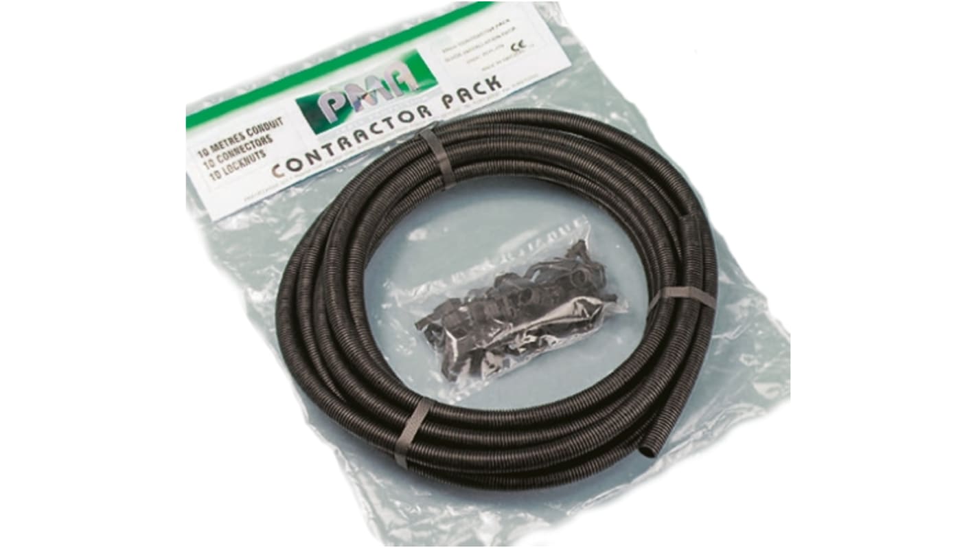 Conducto corrugado flexible PMA PECO de Plástico Gris, long. 10m, Ø 20mm, IP66