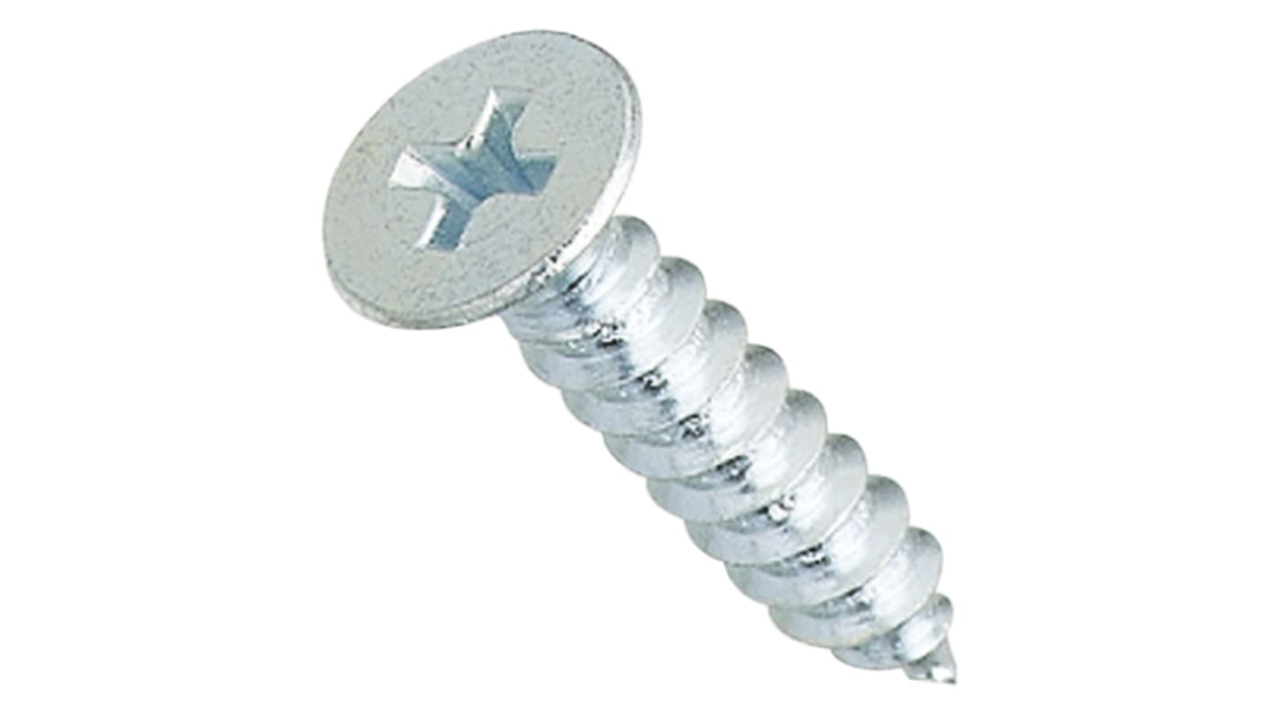 Yahata Neji Steel Flat Head Self Tapping Screw, M5 x 70mm Long