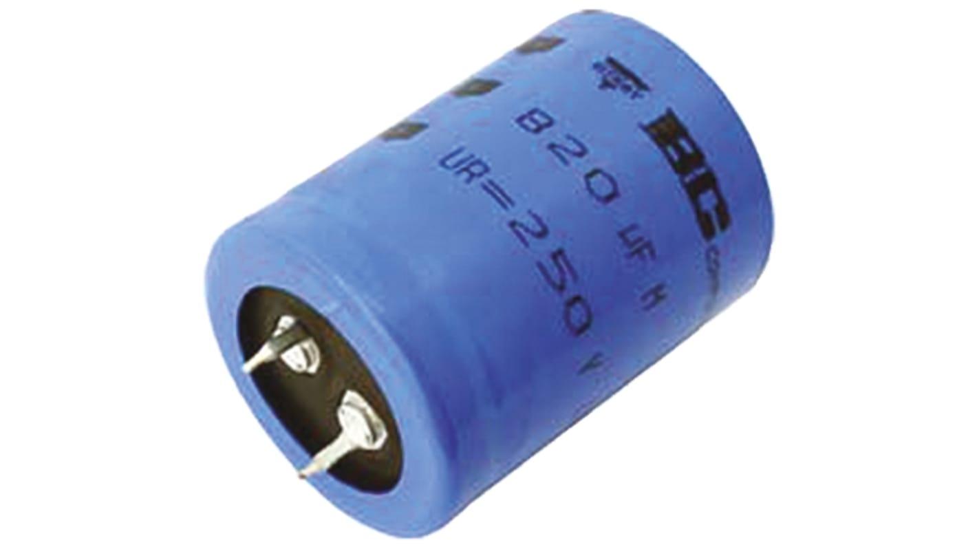 Vishay 220μF Aluminium Electrolytic Capacitor 400V dc, Snap-In - MAL215746221E3